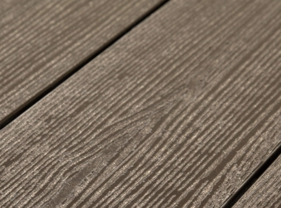 Террасная доска из ДПК Savewood Ornus радиальный распил темно-коричневый