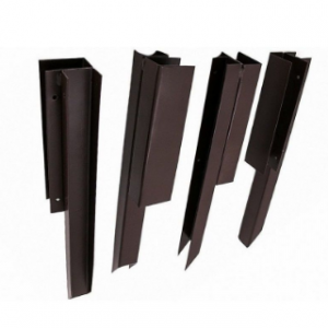 Угловой элемент металл, 900. 375х60х60мм Коричневый цвет