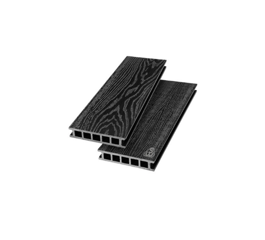 Террасная доска из ДПК Savewood Fagus тангенциальный распил черный
