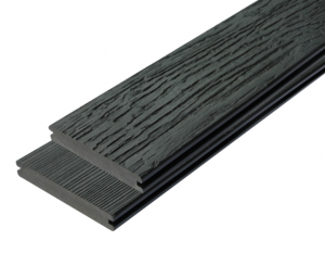 Террасная доска ДПК Outdoor 3D STORM/OLD WOOD полнотелая Чёрный